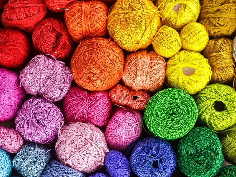 Balls of yarn